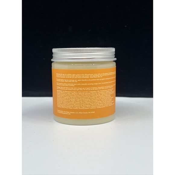 Pure Body Natural Hot Cream for Cellulite Reduction Skin Toning - Picture 6 of 9